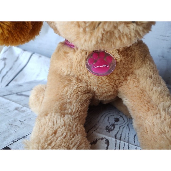 Nintendogs Labrador Golden Retriever Plush Stuffed Toy Nintendo 12 Inches Works - Picture 3 of 11